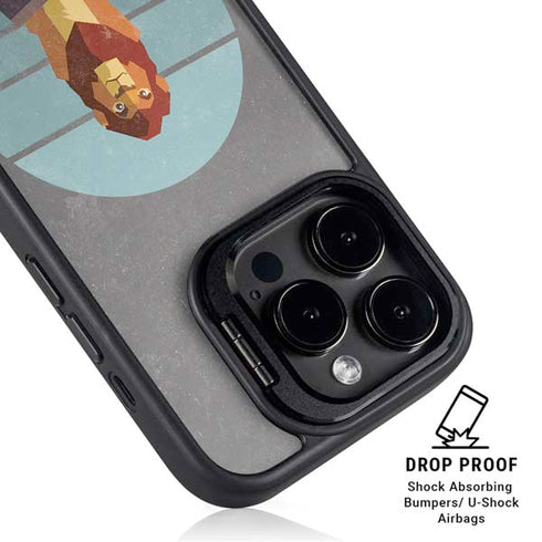 Disney The Lion King Simba On Pride Rock iPhone 14 Pro Kickstand Case